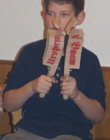 Winterwanderung 2015 – Jung übt sich