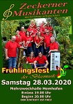 Plakat Frühlingsfest der Blasmusik 2020